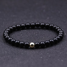 Load image into Gallery viewer, 6mm 5 Styles Tiger Eyes Lava Stone Bracelet Set Couple White Natural Stone Bracelet Beads Charm Bracelet Men Women