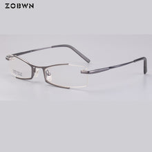 Load image into Gallery viewer, Unisex small size Vintage rimless Eye Glasses With Clear Lens, Women Men Plain Prescription Myopia Optic Frame Eyeglasses