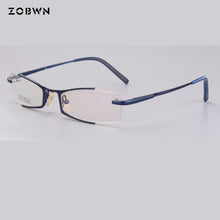 Load image into Gallery viewer, Unisex small size Vintage rimless Eye Glasses With Clear Lens, Women Men Plain Prescription Myopia Optic Frame Eyeglasses