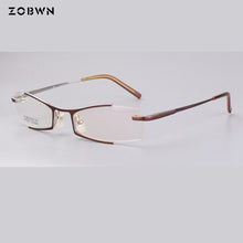 Load image into Gallery viewer, Unisex small size Vintage rimless Eye Glasses With Clear Lens, Women Men Plain Prescription Myopia Optic Frame Eyeglasses
