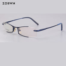 Load image into Gallery viewer, Unisex small size Vintage rimless Eye Glasses With Clear Lens, Women Men Plain Prescription Myopia Optic Frame Eyeglasses