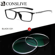 Load image into Gallery viewer, 7g Carbon Fiber Eyeglasses Frame for Men Myopia Hyperopia Reading Glasses Light Optical Glasses T1316
