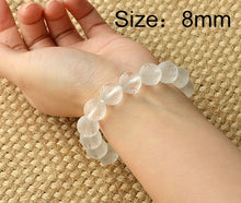 Load image into Gallery viewer, 8-12mm Obsidian Natural Stone Bracelet Black Agate Clear Quartz Crystal Bracelet Red Agate Bracelets For Women Six Days Of True
