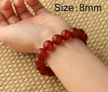 Load image into Gallery viewer, 8-12mm Obsidian Natural Stone Bracelet Black Agate Clear Quartz Crystal Bracelet Red Agate Bracelets For Women Six Days Of True