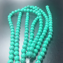Carica l&#39;immagine nel visualizzatore di Gallery, 8-12mm Perline di pietra naturale all&#39;ingrosso per perline sciolte di pietra rotonde bianche Perline fai da te per la creazione di gioielli Collana braccialetto Regalo Yoga 