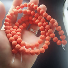 Carica l&#39;immagine nel visualizzatore di Gallery, 8-12mm Perline di pietra naturale all&#39;ingrosso per perline sciolte di pietra rotonde bianche Perline fai da te per la creazione di gioielli Collana braccialetto Regalo Yoga 
