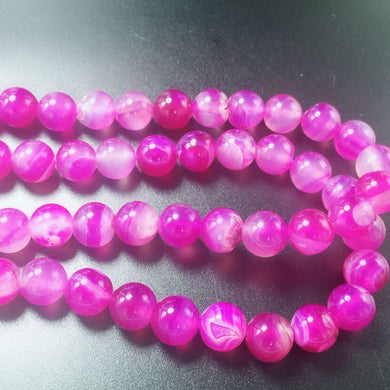 8-12mm Perline di pietra naturale all'ingrosso per perline sciolte di pietra rotonde bianche Perline fai da te per la creazione di gioielli Collana braccialetto Regalo Yoga 