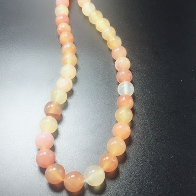 8-12mm Perline di pietra naturale all'ingrosso per perline sciolte di pietra rotonde bianche Perline fai da te per la creazione di gioielli Collana braccialetto Regalo Yoga 
