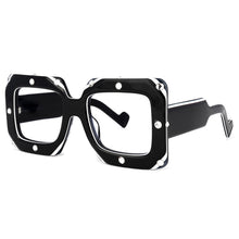 Load image into Gallery viewer, 80502 Oversized Acetate Square Glasses Frame Diamond Women Optical Computer EyeGlasses