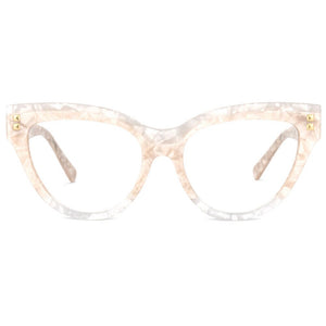 80527 Handmade Cat-eye Acetate Glasses Frame Oversized Women Optical Prescription Computer Eyeglasses