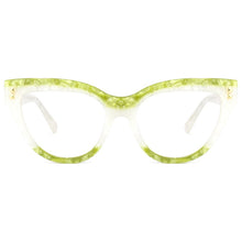 Carica l&#39;immagine nel visualizzatore di Gallery, 80527 Handmade Cat-eye Acetate Glasses Frame Oversized Women Optical Prescription Computer Eyeglasses