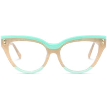 Carica l&#39;immagine nel visualizzatore di Gallery, 80527 Handmade Cat-eye Acetate Glasses Frame Oversized Women Optical Prescription Computer Eyeglasses