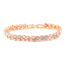 Load image into Gallery viewer, 808 STORE Exquisite Luxury Women Crystal Bracelet 24k Gold Bracelet Jewelry Dubai Bridal Wedding Party Jewelry Accessories