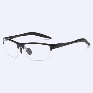8177 Optical Eyeglasses Frame for Men Eyewear Prescription Glasses Half Rim Man Spectacles Alloy Frame Eyeglasses