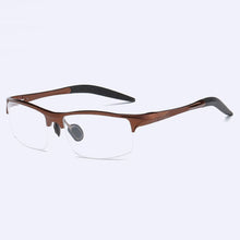 Load image into Gallery viewer, 8177 Optical Eyeglasses Frame for Men Eyewear Prescription Glasses Half Rim Man Spectacles Alloy Frame Eyeglasses