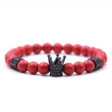 Load image into Gallery viewer, 8mm 5 colors Tiger Eye Stone Natural Bracelet Men Women Homme Heren Beads Charms Bracelets For Man 2018