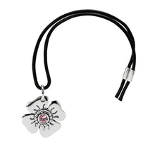 Carica l'immagine nel visualizzatore di Gallery, Bracciale di base in corda di cuoio in argento sterling 925 stile 9 per donna Chiusura con clip adatta perline e pendenti per donna 