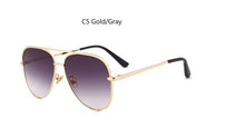 Load image into Gallery viewer, 90s Vintage Gold Alloy Womens Sunglasses  2023 Australia Designer Tinted Lens Sun Glasses Ladies Celebrity Shades UV400