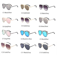 Load image into Gallery viewer, 90s Vintage Gold Alloy Womens Sunglasses  2023 Australia Designer Tinted Lens Sun Glasses Ladies Celebrity Shades UV400