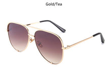 Load image into Gallery viewer, 90s Vintage Gold Alloy Womens Sunglasses  2023 Australia Designer Tinted Lens Sun Glasses Ladies Celebrity Shades UV400
