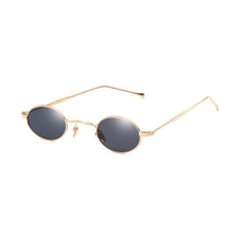 Load image into Gallery viewer, 90s Vintage Round Small Sunglasses Men Women Retro Brand Designer Unisex Black Circle Lenses Sun Glasses Shades UV400