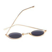 Load image into Gallery viewer, 90s Vintage Round Small Sunglasses Men Women Retro Brand Designer Unisex Black Circle Lenses Sun Glasses Shades UV400