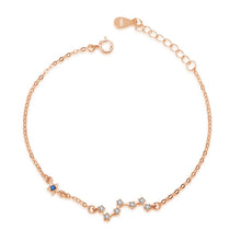 Load image into Gallery viewer, 925 Sterling Silver Beads Adjustable Chain Bracelet Woman Fashion Charm Cat Pendant Bracelet Jewelry