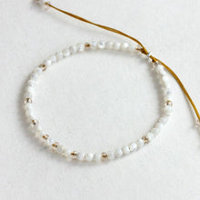 Load image into Gallery viewer, 925 Sterling Silver Friends Thin Bracelets For Women Small Beads 3mm Natural Gemstone Handmade Bracelets Reiki Yoga Jewelry