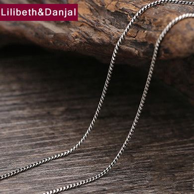 Collana in argento sterling 925 da uomo gioielli con catena a serpente collana con ciondolo regalo da donna gioielleria raffinata all'ingrosso N9 