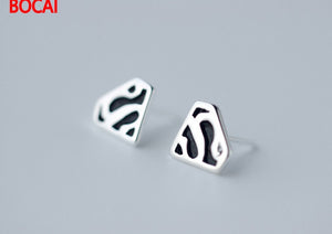 925 sterling silver jewelry fashion more use retro E ears earrings