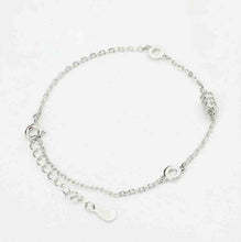 Load image into Gallery viewer, 925 sterling silver micro-inlaid zircon circle small ball transfer wheel bracelet temperament female. J0294
