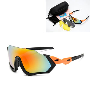 9317N polarized night vision men women cycling sports suit 3 lens sunglasses  Outdoor mountaineering ski glasses