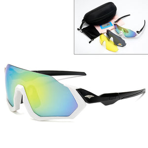 9317N polarized night vision men women cycling sports suit 3 lens sunglasses  Outdoor mountaineering ski glasses