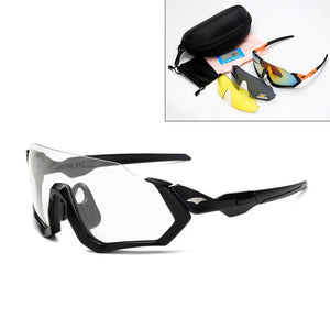 9317N polarized night vision men women cycling sports suit 3 lens sunglasses  Outdoor mountaineering ski glasses