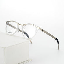 Load image into Gallery viewer, 9903 Brand titanium Glasses Frame men Retro Round designer eyeglasses frames for women myopia computer Denmark spectacle frames