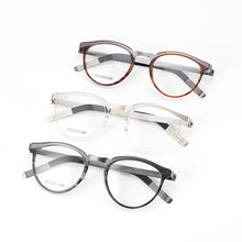 Load image into Gallery viewer, 9903 Brand titanium Glasses Frame men Retro Round designer eyeglasses frames for women myopia computer Denmark spectacle frames