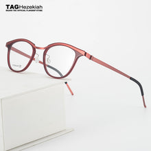 Load image into Gallery viewer, 9904 Brand titanium Glasses Frame women Retro 2023 designer eyeglasses frames for women myopia computer Denmark spectacle frames