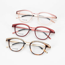 Load image into Gallery viewer, 9904 Brand titanium Glasses Frame women Retro 2023 designer eyeglasses frames for women myopia computer Denmark spectacle frames