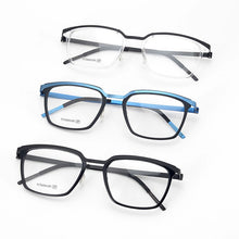 Load image into Gallery viewer, 9907 Retro Brand eyeglasses frame women Square Glasses Frame men myopia computer spectacle frames Vintage Handmade designer nerd