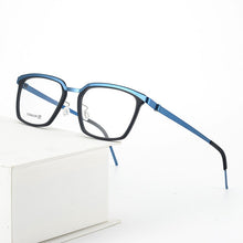 Load image into Gallery viewer, 9907 Retro Brand eyeglasses frame women Square Glasses Frame men myopia computer spectacle frames Vintage Handmade designer nerd
