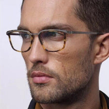 Load image into Gallery viewer, 9907 Retro Brand eyeglasses frame women Square Glasses Frame men myopia computer spectacle frames Vintage Handmade designer nerd