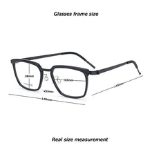 Load image into Gallery viewer, 9907 Retro Brand eyeglasses frame women Square Glasses Frame men myopia computer spectacle frames Vintage Handmade designer nerd