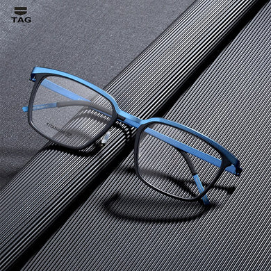 9907 titanium Glasses Frame Men Square Myopia Optical Prescription Eyeglasses Frames women 2023 Male Korean Denmark Eyewear Nerd