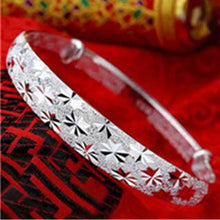 Carica l'immagine nel visualizzatore di Gallery, Bracciale in argento sterling 999 femminile, mille piedi, vecchia fenice, semplice braccialetto con nuvole di buon auspicio 520 