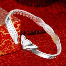 Load image into Gallery viewer, 999 sterling silver female thousand foot birthd bracelet authentic