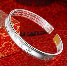 Load image into Gallery viewer, 999 sterling silver female thousand foot birthd bracelet authentic