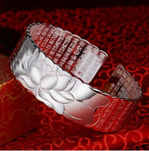 Load image into Gallery viewer, 999 sterling silver female thousand foot birthd bracelet authentic