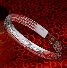 Load image into Gallery viewer, 999 sterling silver female thousand foot birthd bracelet authentic
