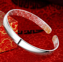 Load image into Gallery viewer, 999 sterling silver female thousand foot birthd bracelet authentic