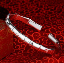 Load image into Gallery viewer, 999 sterling silver female thousand foot birthd bracelet authentic